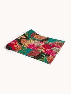 Biancheria Da Tavola|Runner|Runner Kantha in puro cotone Multicolor