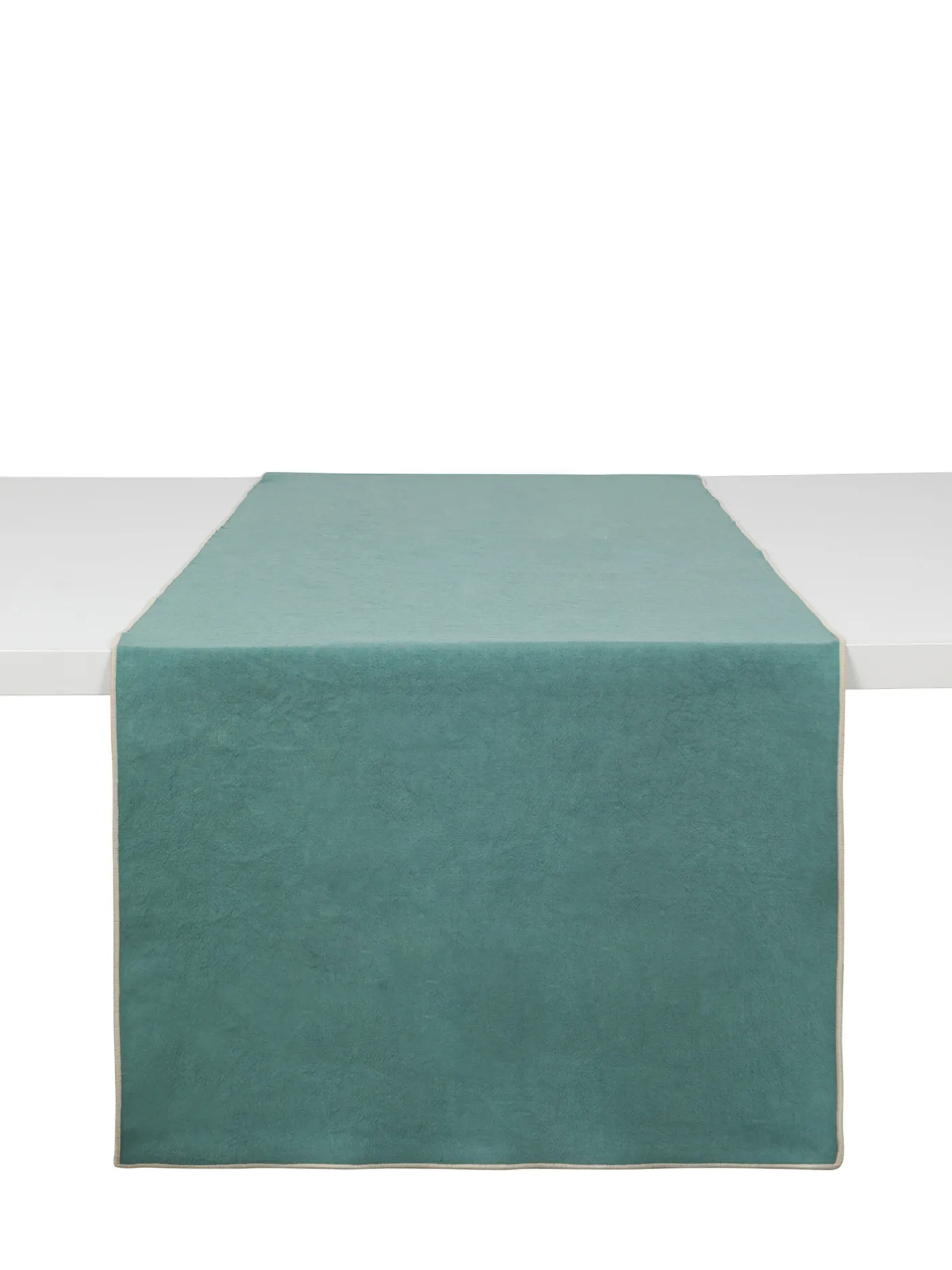 coincasa Biancheria Da Tavola|Runner|Runner misto lino tinta unita Verde acqua