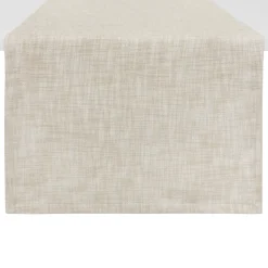 coincasa Biancheria Da Tavola|Runner|Runner puro cotone fiammato tinta unita Beige chiaro