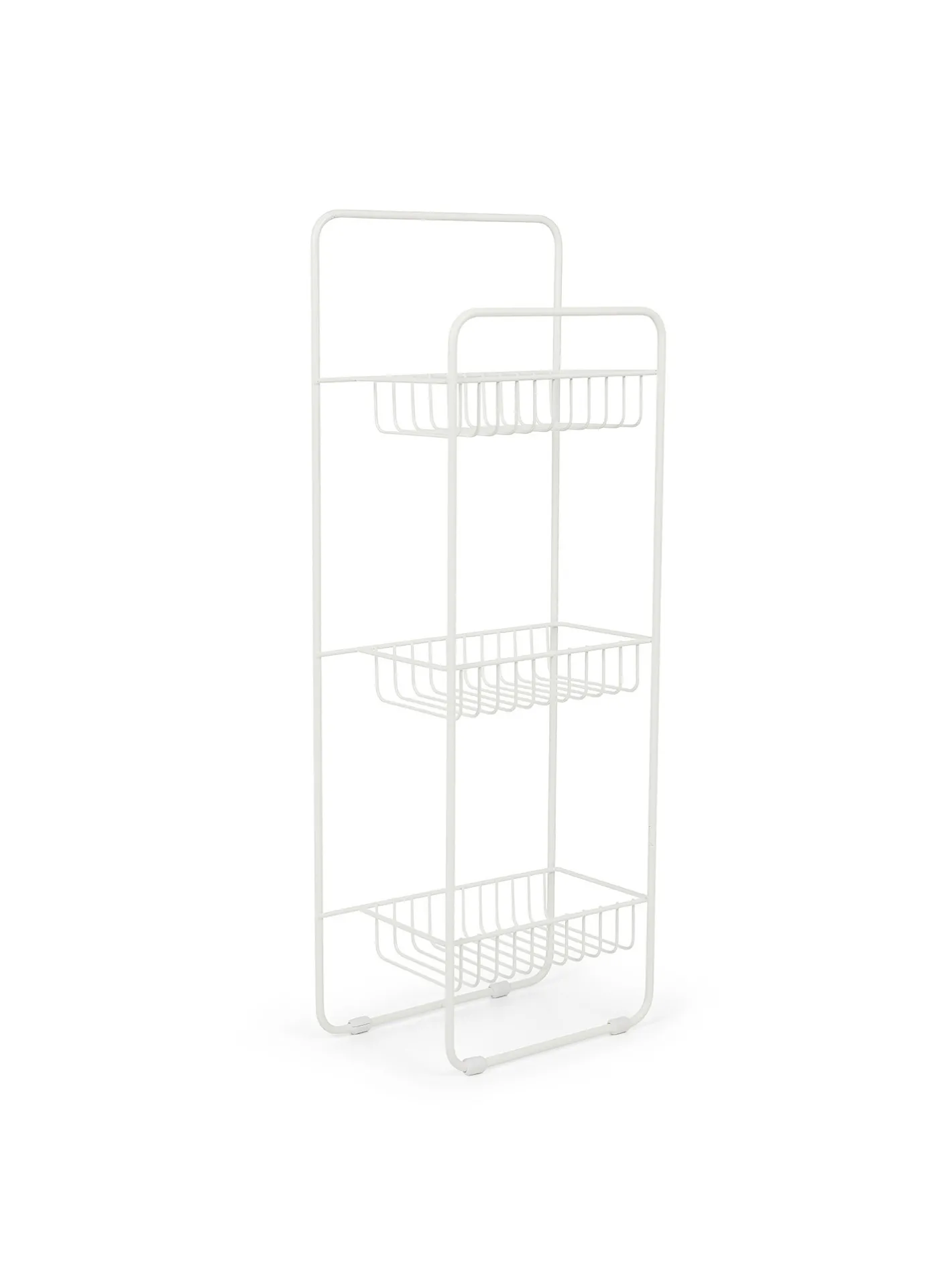 coincasa Accessori Bagno|Biancheria Bagno|Scaffale portaoggetti 3 ripiani Bianco