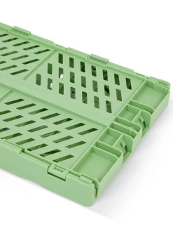 coincasa Cesti E Organizer|Scatola pieghevole portaoggetti in plastica Verde chiaro