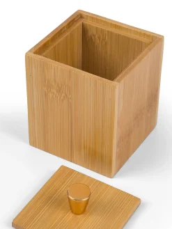 coincasa Accessori Bagno|Biancheria Bagno|Scatolina in bamboo Beige