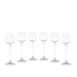 coincasa Bicchieri E Calici|Set 6 calici liquore cristallo di Bohemia Trasparente