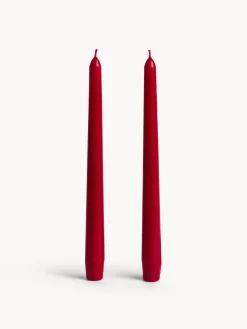 coincasa Candele E Diffusori|Set 2 candele torchon Rosso