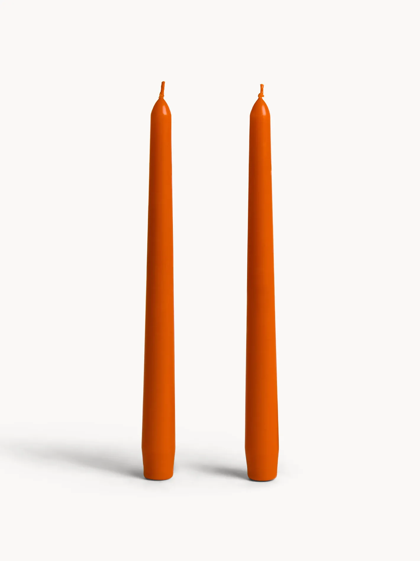 coincasa Candele E Diffusori|Set 2 candele torchon Arancione