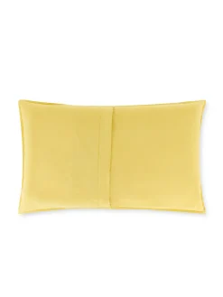 society limonta Biancheria Da Letto|Federe E Copricuscini|Set 2 federe percalle di cotone stampato Special Capsule SOCIETY Made in Italy per Coincasa Giallo limone