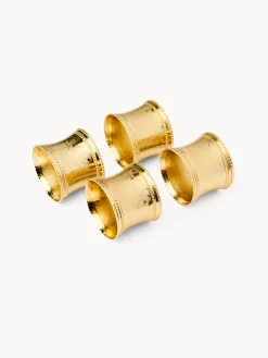 coincasa Accessori E Utensili Cucina|Set 4 portatovaglioli a bracciale Oro