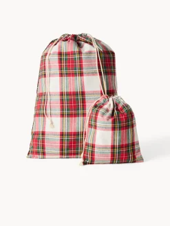 coincasa Accessori E Utensili Cucina|Set 2 sacchetti tartan in puro cotone tinto filo Multicolor