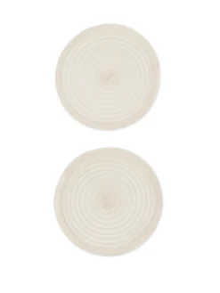 coincasa Biancheria Da Tavola|Tovagliette|Set 2 tovagliette trama intrecciata Beige