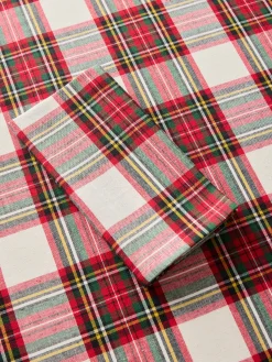 coincasa Tovaglie E Tovaglioli|Tovaglie E Runner Natalizi|Set 2 tovaglioli tartan in puro cotone tinto filo Multicolor