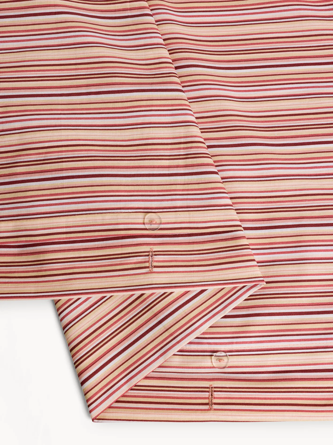 coincasa Biancheria Da Letto|Copripiumini|Set copripiumino in puro cotone a righe Viola malva