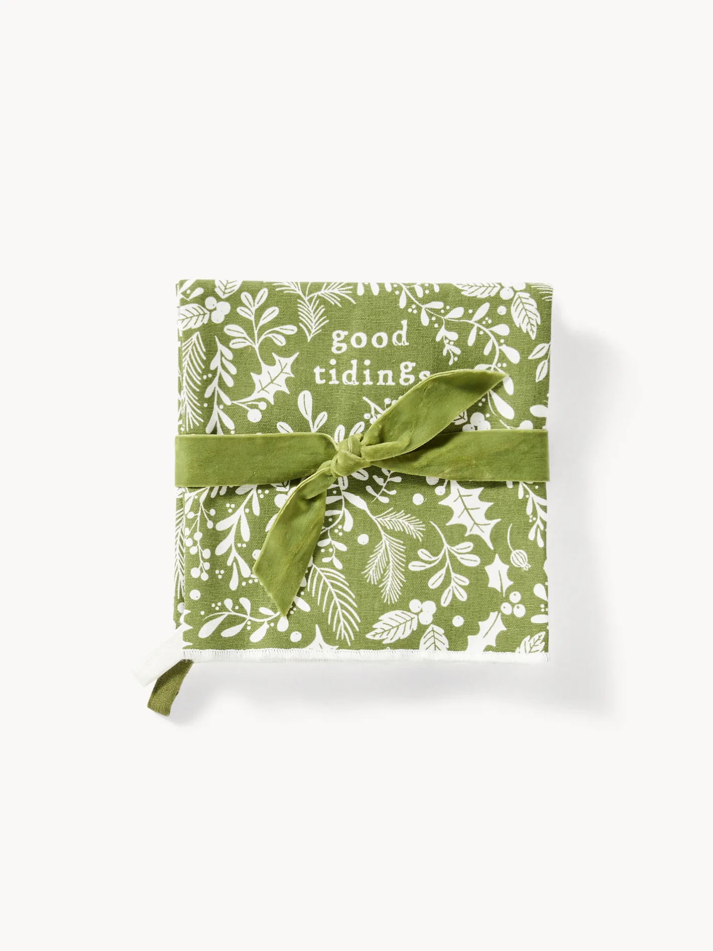 coincasa Grembiuli E Strofinacci|Strofinacci E Presine Natalizie|Set di 2 strofinacci natalizi in puro cotone Multicolor