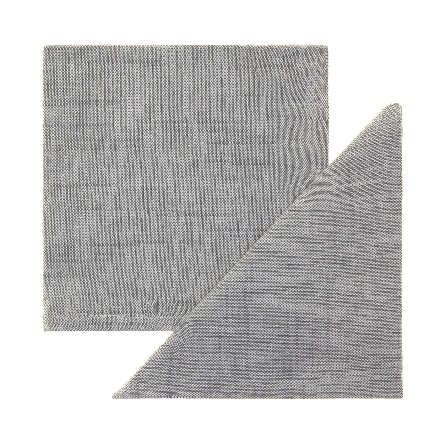 coincasa Biancheria Da Tavola|Tovaglie E Tovaglioli|Set due tovaglioli mèlange a trama fiammata Grigio