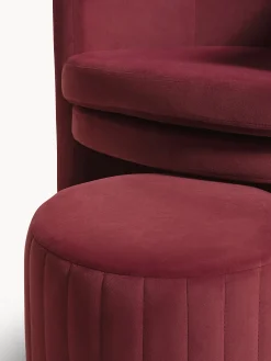 coincasa Divani Poltrone E Pouf|Set poltrona e pouf Round Marrone
