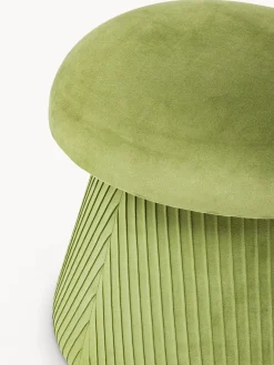 coincasa Sedie E Sgabelli|Sgabello in velluto Mushroom Verde