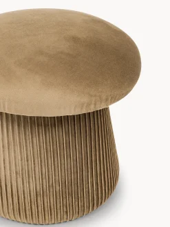 coincasa Sedie E Sgabelli|Sgabello in velluto Mushroom Giallo scuro