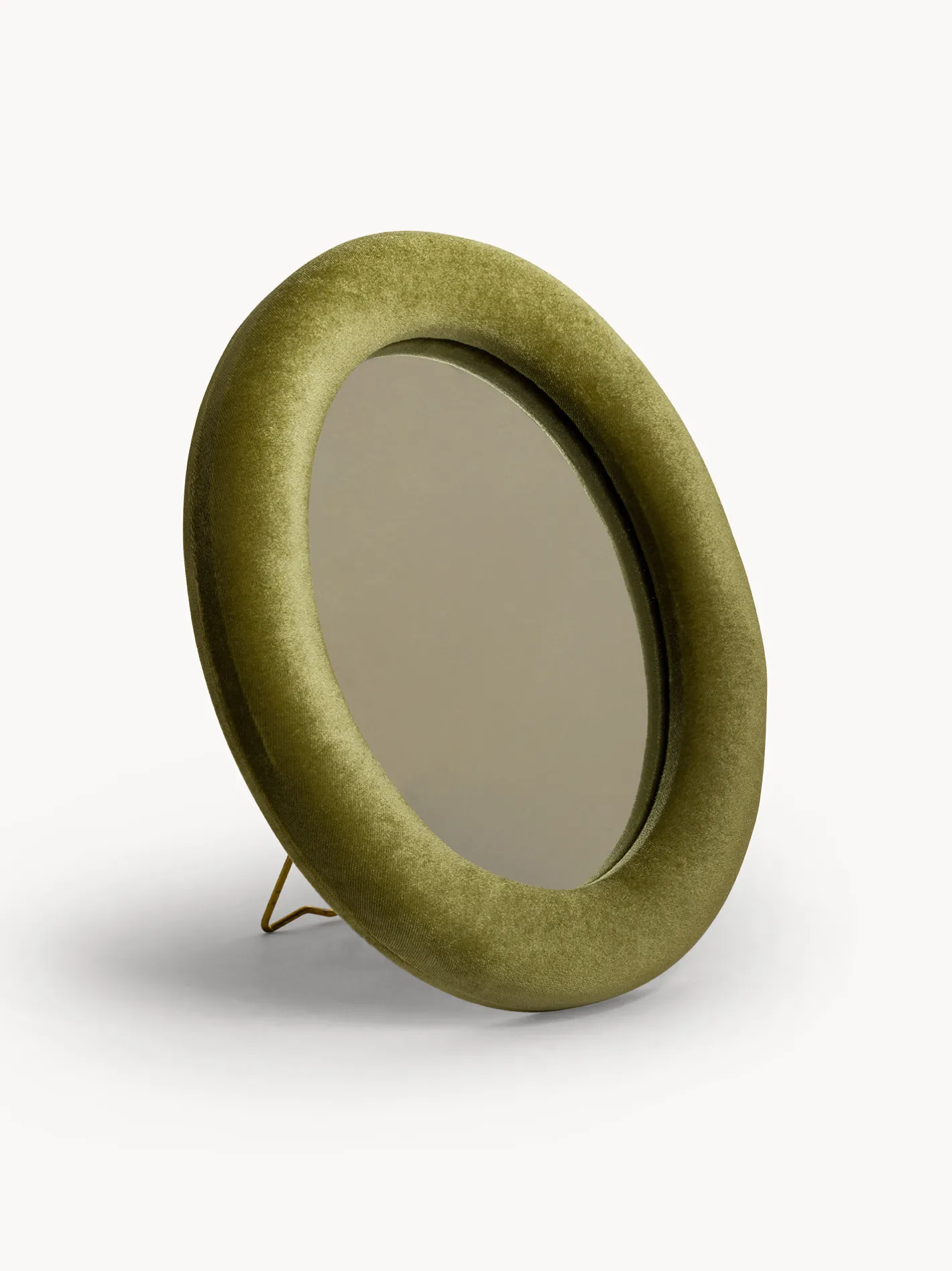 coincasa Specchi|Specchio con cornice in tessuto Verde