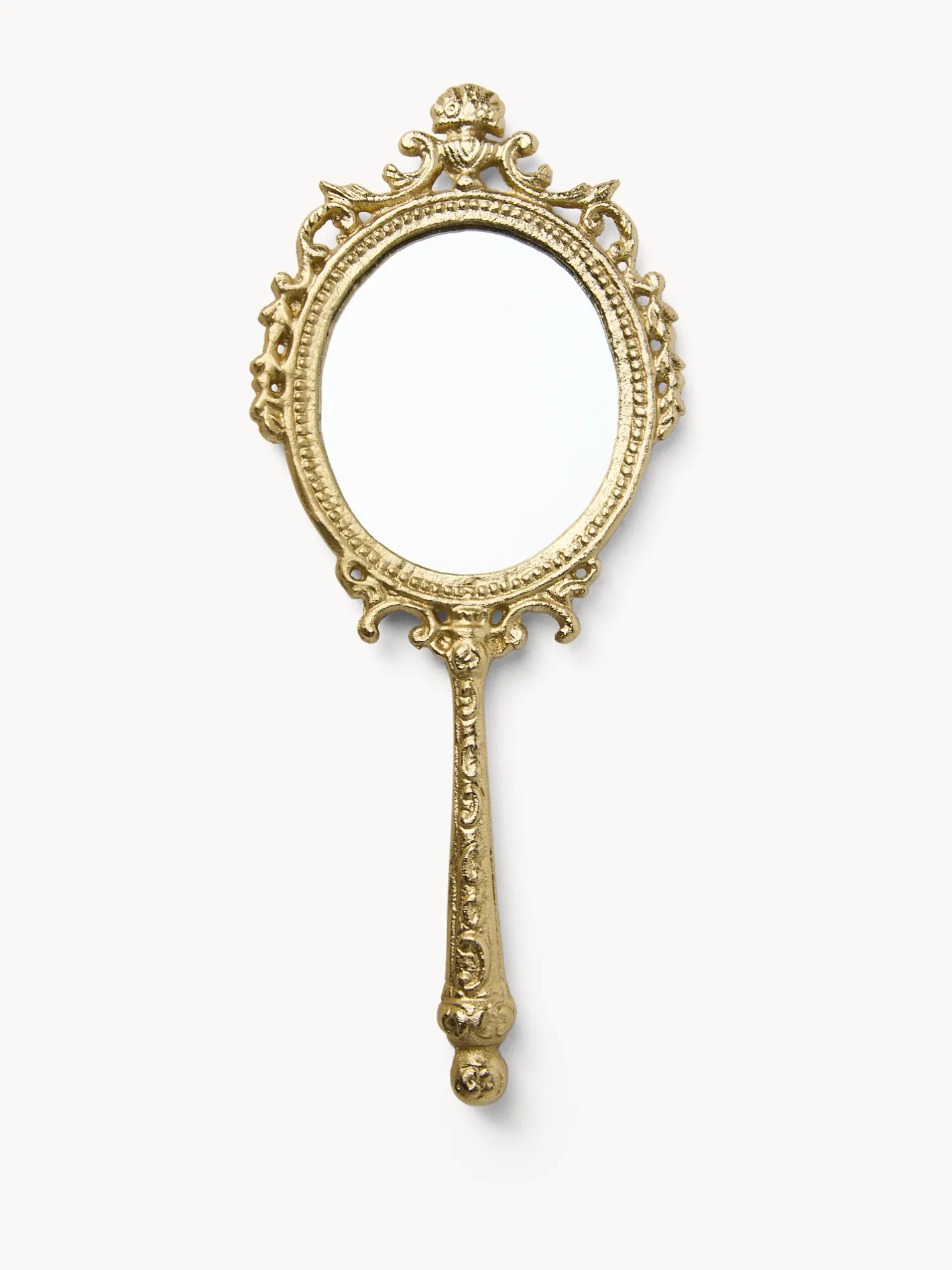 coincasa Specchi|Specchio da mano effetto vintage Oro