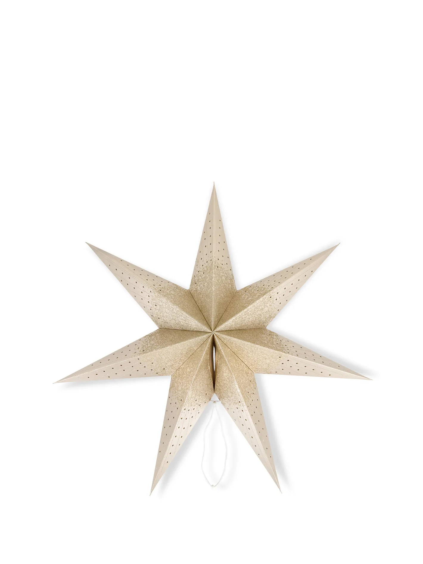 coincasa Altre Decorazioni Natalizie|Stella decorativa in carta Sabbia