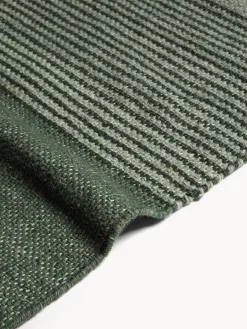 coincasa Tappeti|Tappeti Soggiorno|Tappeto artigianale a fasce in misto lana Verde