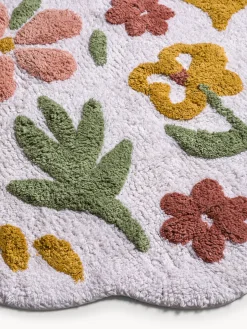 coincasa Tappeti Bagno|Tappeto bagno i pile di cotone taftato Multicolor