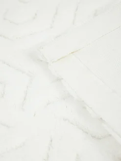 coincasa Tappeti Bagno|Biancheria Bagno|Tappeto bagno in cotone riciclato Bianco