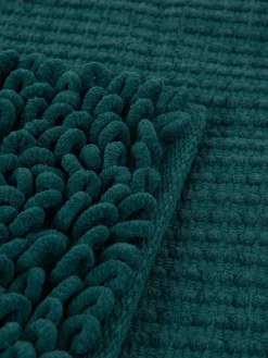 coincasa Tappeti Bagno|Biancheria Bagno|Tappeto bagno microfibra shaggy Verde scuro