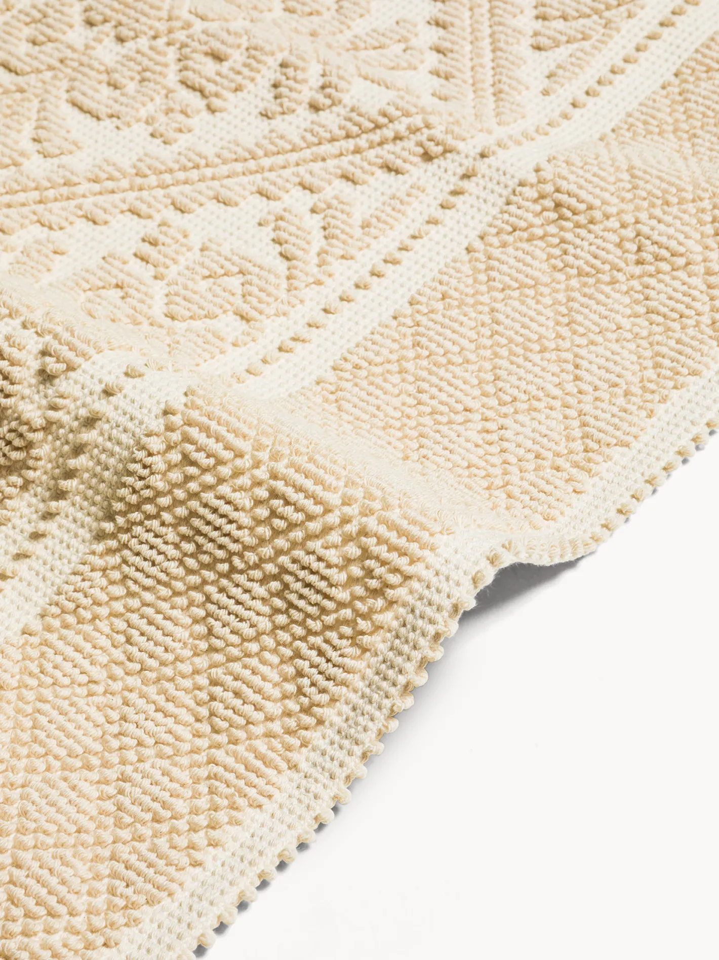 coincasa Tappeti Cucina|Tappeto da cucina sardo in puro cotone tinta unita Beige