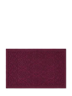 coincasa Tappeti Bagno|Biancheria Bagno|Tappeto doccia cotone tinta unita Zefiro Rosso ciliegia