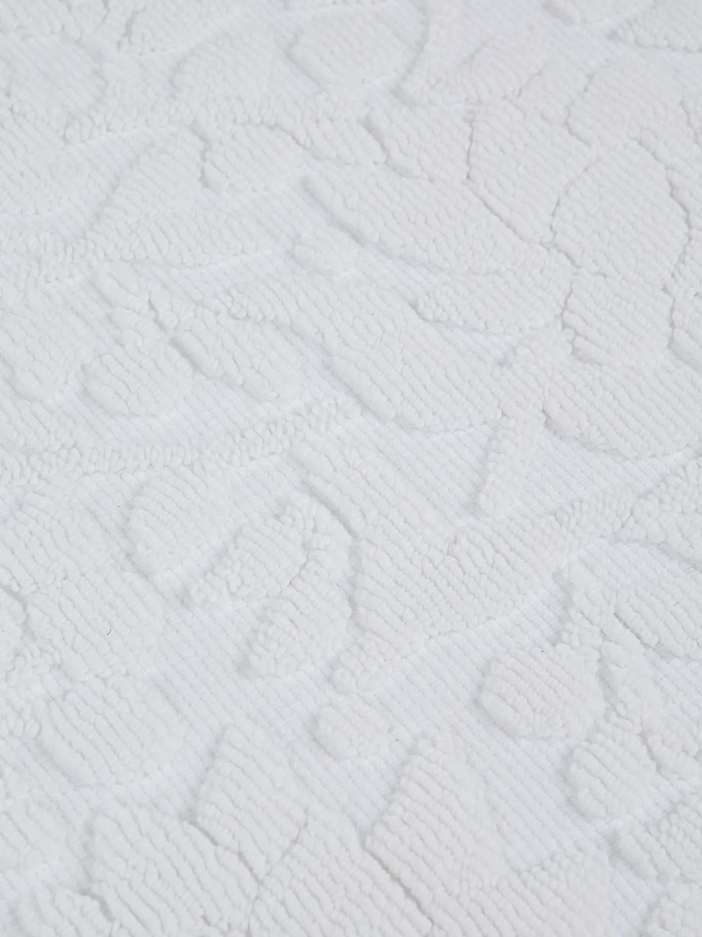 coincasa Tappeti Bagno|Biancheria Bagno|Tappeto doccia cotone tinta unita Zefiro Bianco