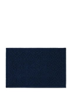 coincasa Tappeti Bagno|Biancheria Bagno|Tappeto doccia cotone tinta unita Zefiro Blu scuro