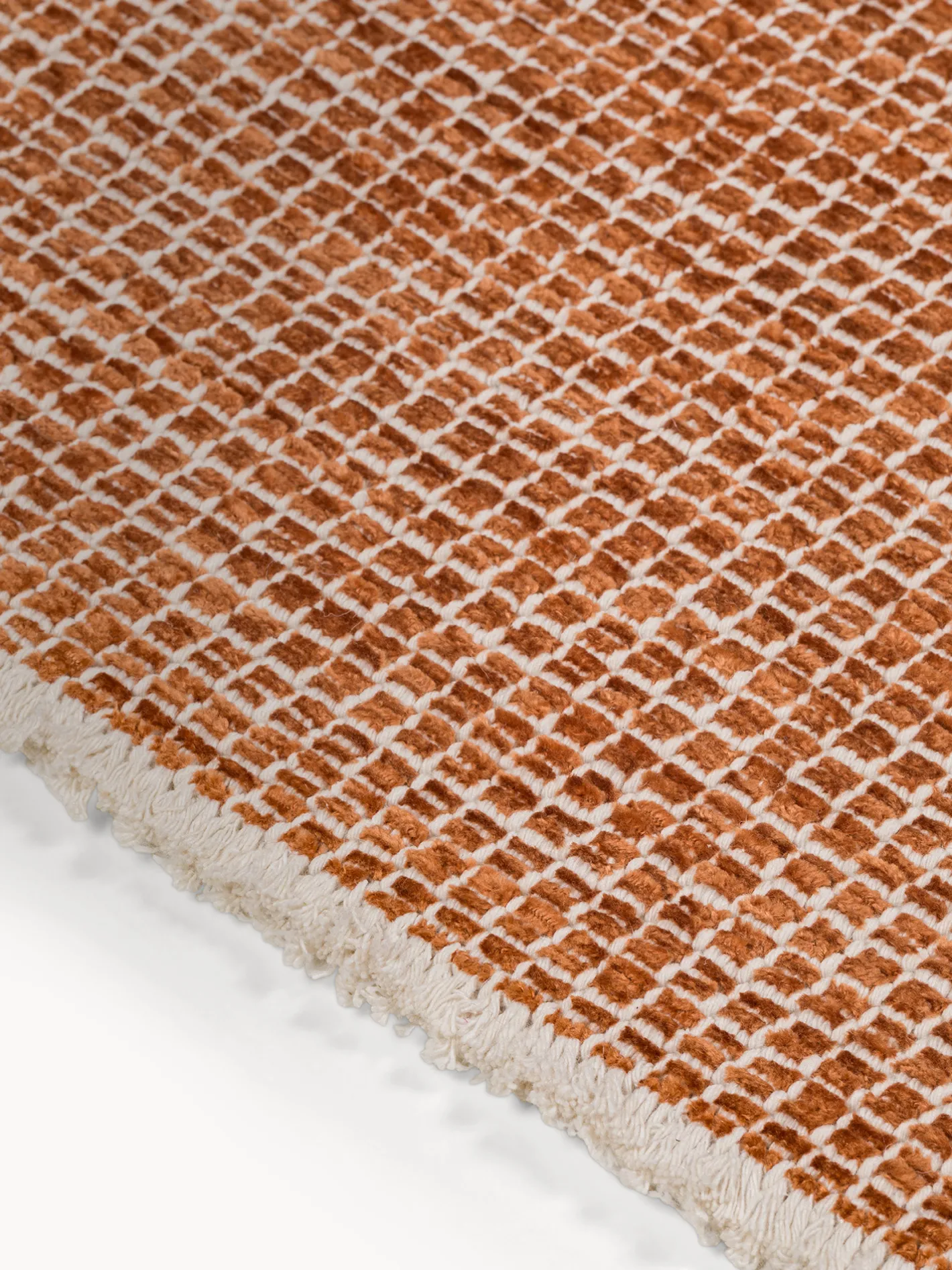 coincasa Tappeti Soggiorno|Tappeto in ciniglia misto cotone Arancione