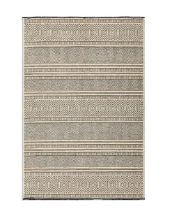 coincasa Tappeti|Tappeti Soggiorno|Tappeto in misto cotone motivo geometrico Grigio