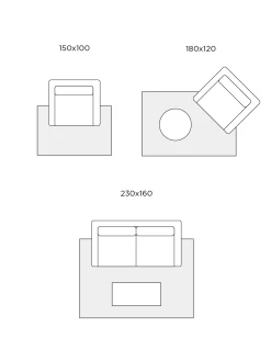 coincasa Tappeti|Tappeti Soggiorno|Tappeto in tessuto motivo ornamentale Blu