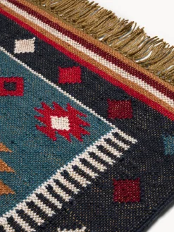 coincasa Tappeti|Tappeti Soggiorno|Tappeto stile Navajo con motivo geometrico e frange Multicolor