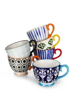 coincasa Tazze, Mug E Tazzine|Tazza da colazione ceramica e Multicolor