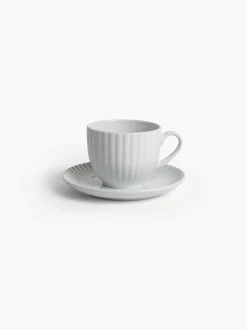 coincasa Tazze, Mug E Tazzine|Tazza tè in porcellana Country chic Bianco