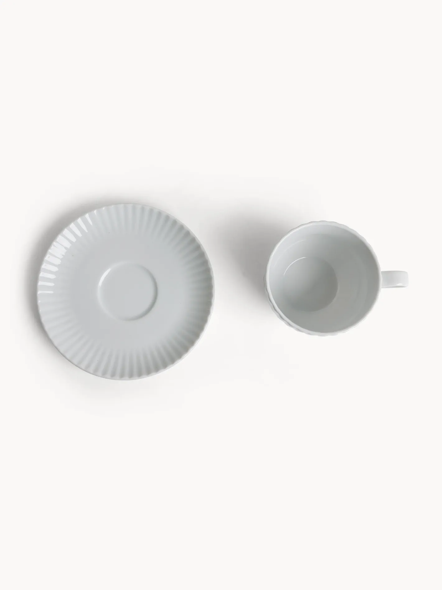 coincasa Tazze, Mug E Tazzine|Tazza tè in porcellana Country chic Bianco