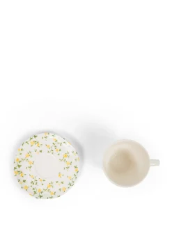 coincasa Tazze, Mug E Tazzine|Tazza tè porcellana motivo fiorellino Bianco