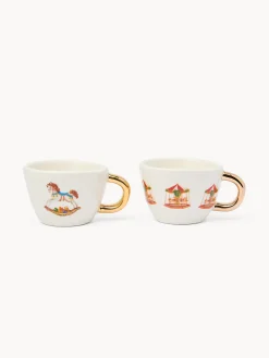 coincasa Tazze, Mug E Tazzine|Tazze, Mug E Tazzine Natalizie|Tazze caffè in stoneware decorato Multicolor