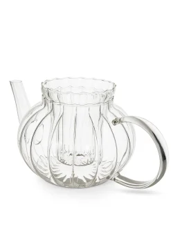 coincasa Teiere E Tisaniere|Teiera vetro effetto optical Trasparente