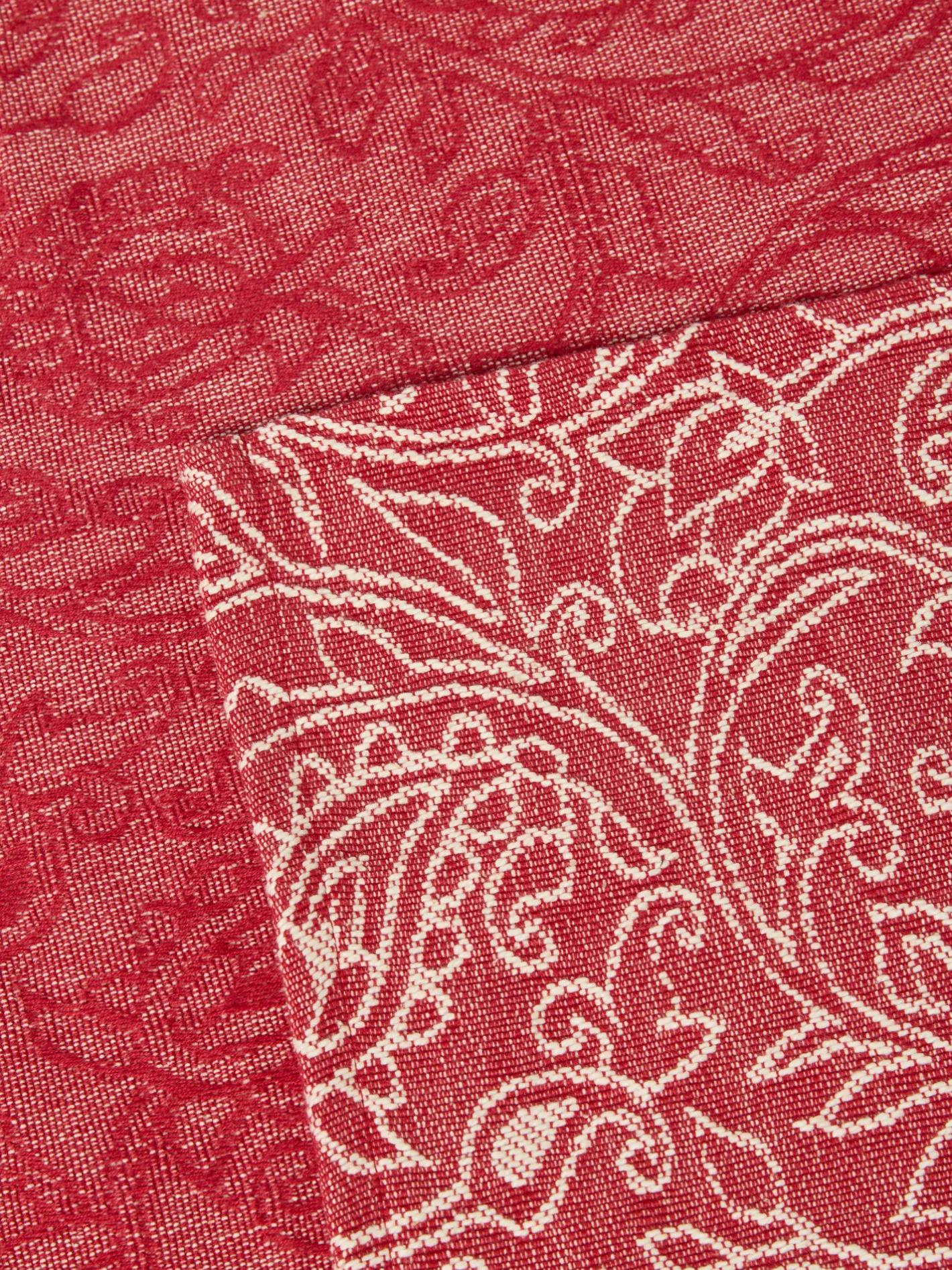 coincasa Arredo Soggiorno|Altre Decorazioni Natalizie|Telo arredo in cotone jacquard Rosso