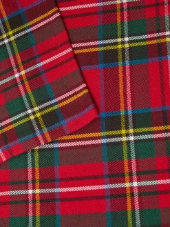 coincasa Arredo Soggiorno|Altre Decorazioni Natalizie|Telo arredo in cotone tartan Rosso