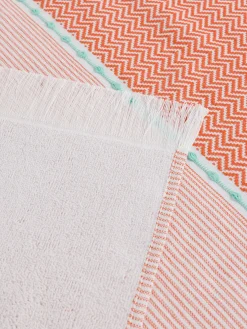 coincasa Teli Mare E Accessori|Telo mare hammam in cotone leggero Arancione