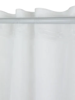 coincasa Tende|Tende Soggiorno|Tenda misto viscosa tinta unita Bianco