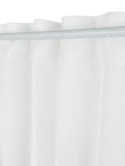 coincasa Tende|Tende Soggiorno|Tenda tessuto ricamo foliage Bianco