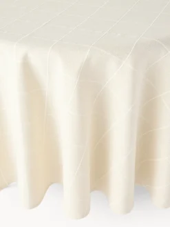 coincasa Tovaglie E Tovaglioli|Tovaglie E Runner Natalizi|Tovaglia in cotone e lurex motivo check Oro