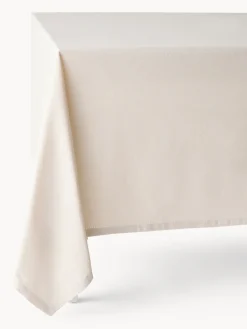 coincasa Tovaglie E Tovaglioli|Tovaglie E Runner Natalizi|Tovaglia in cotone e lurex con orlo à jour Bianco