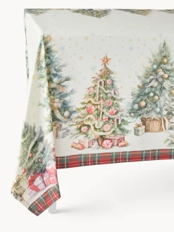 Tovaglie E Tovaglioli|Tovaglie E Runner Natalizi|Tovaglia in drill di puro cotone Gloriosa by Tessitura Randi Bianco