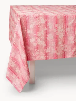 coincasa Biancheria Da Tavola|Tovaglie E Tovaglioli|Tovaglia in puro lino jaquard motivo floreale Rosa